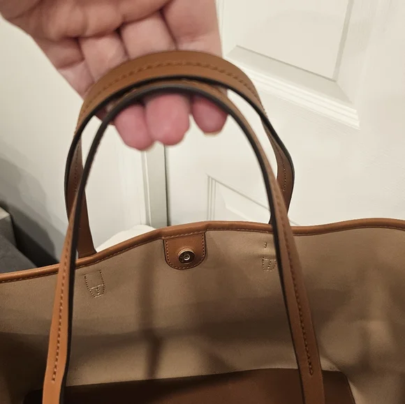 Tory Burch Floral Patterned Tote Bag - Multi-colored Width 16.5" Height 12" - Picture 3 of 8